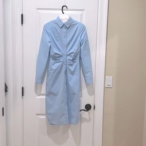 COS LONG SLEEVE BLUE DRESS